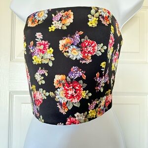Alice & Olivia Floral Corset, NWT, Size 8, Stretch in the back with zipper
